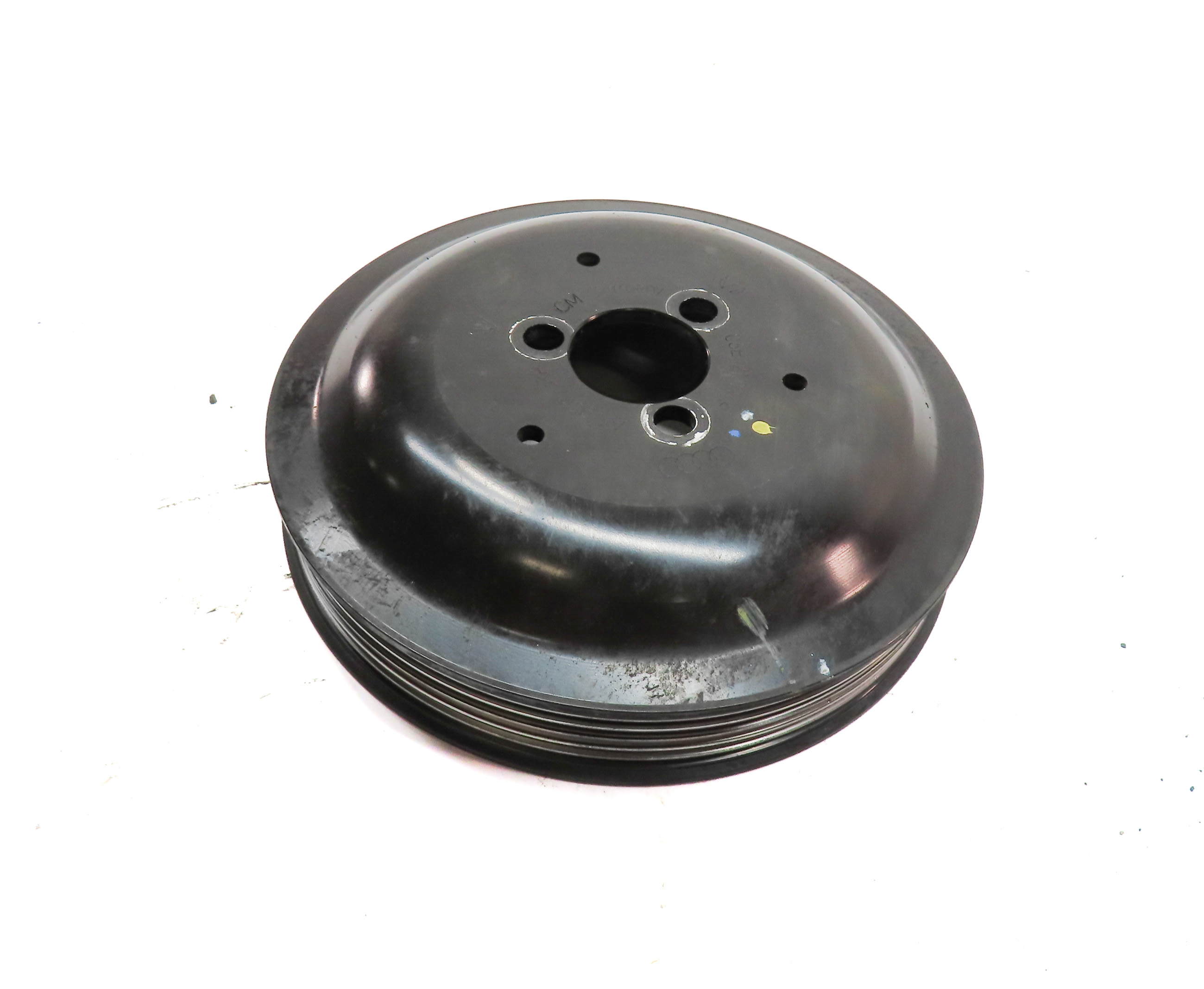 2013 AUDI Q7 (4L) 3.0L SUPER (CTWB) ENGINE WATER COOLANT PUMP PULLEY — exact item pictured